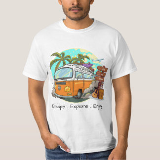 Travel far, breathe deeper t shirt