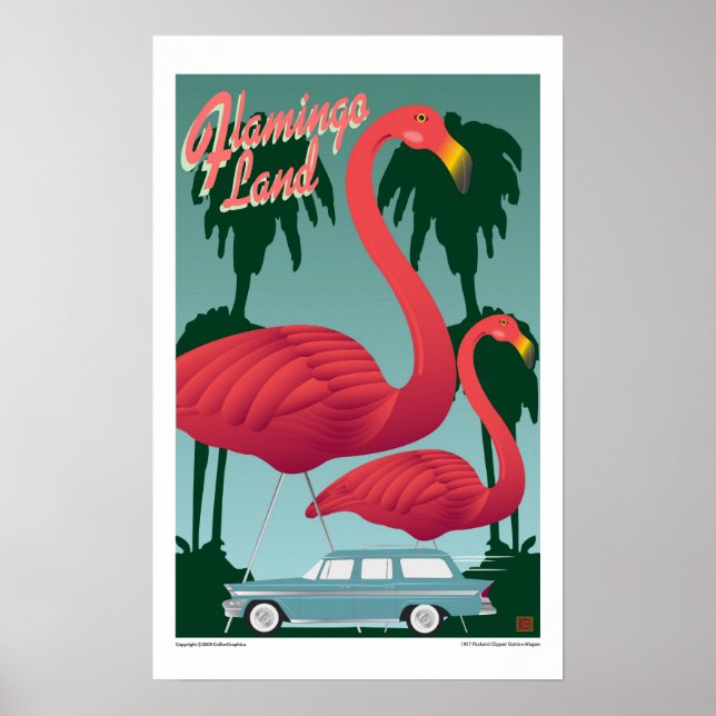 TRAVEL-Flamingo Land Poster (Framsidan)