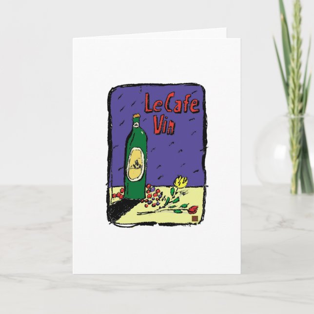 TRAVEL-Frankrike-LeCafe Vin Inbjudan (Framsida)
