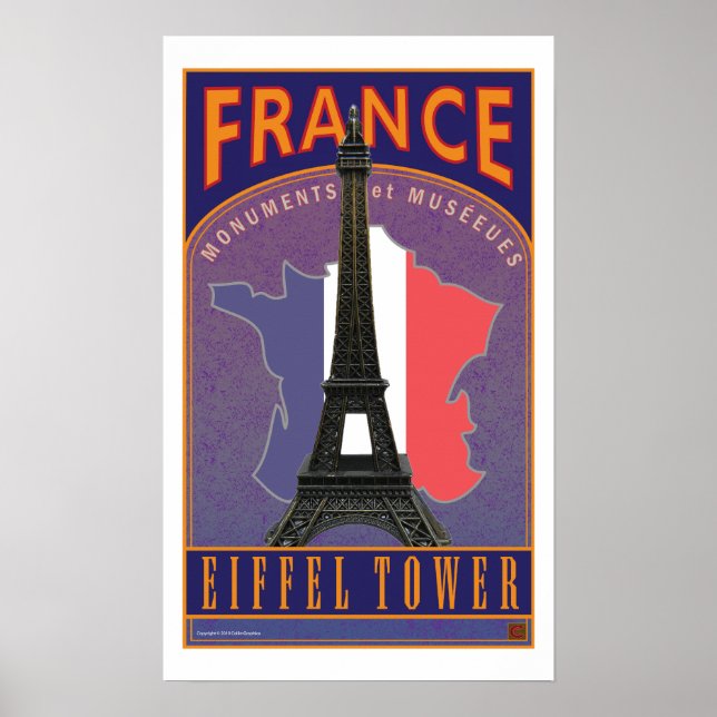 TRAVEL-Frankrike Poster (Framsidan)