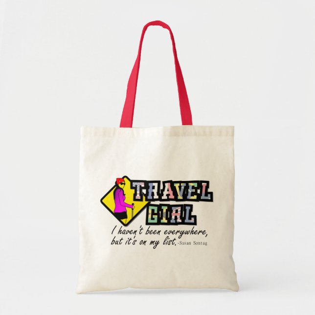 Travel Girl Tygkasse (Framsidan)