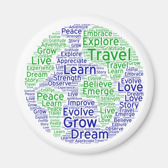Travel globe magnet (Framsidan)