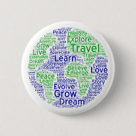 Travel Globe Pin Knapp