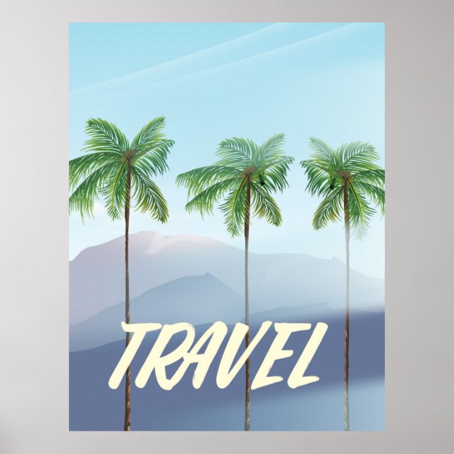 Travel Handflatan Poster (Framsidan)