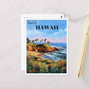 Travel Hawaii, kustområde Vykort