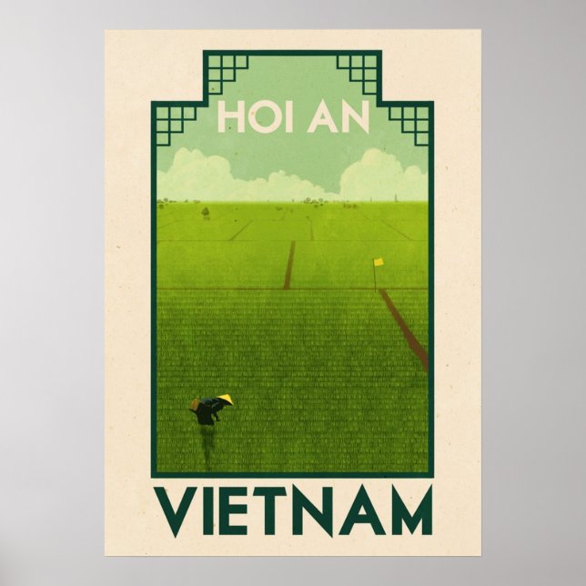 Travel Hoi An Vietnam Poster (Framsidan)