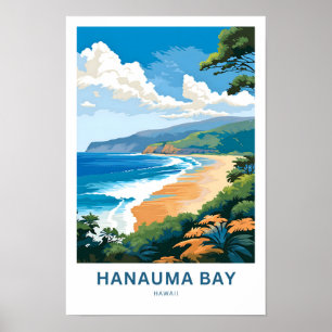 Travel i Hanauma Bay Hawaii Travel Skriv ut Poster