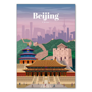Travel i konst-China till Peking Bordsnummer