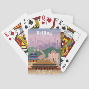 Travel i konst-China till Peking Casinokort