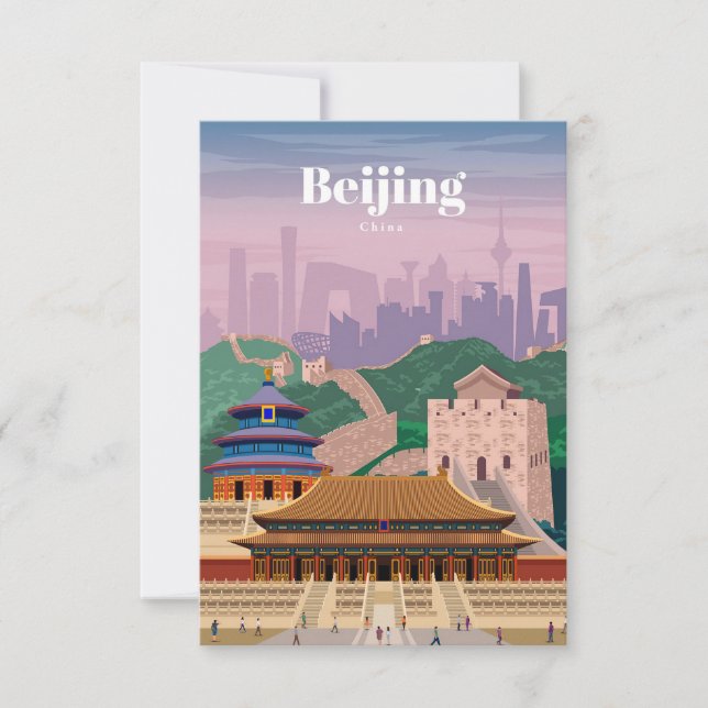 Travel i konst-China till Peking OSA Kort (Framsida)