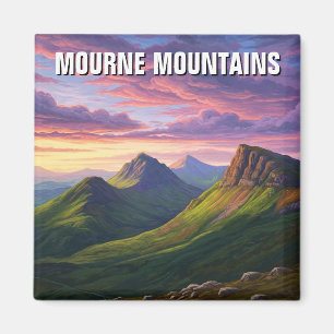 Travel i Mourne Mountains Northern Ireland Magnet
