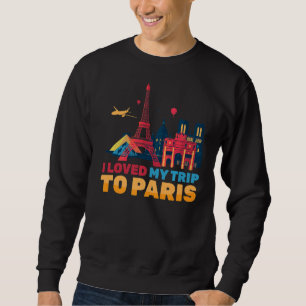 Travel jag lovad min Resa till London Airplane Tou Lång Ärmad Tröja