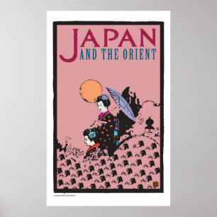 TRAVEL-Japan-orienterad Poster
