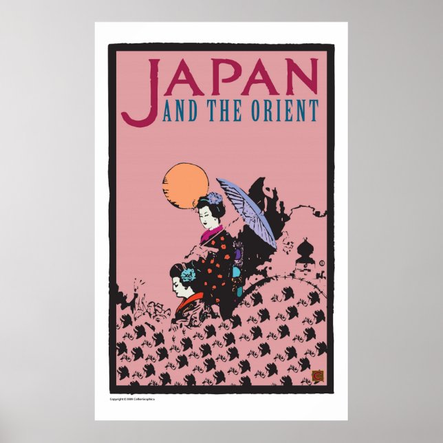 TRAVEL-Japan-orienterad Poster (Framsidan)