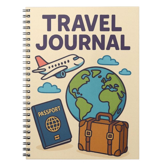 Travel Journal Anteckningsbok (Framsidan)