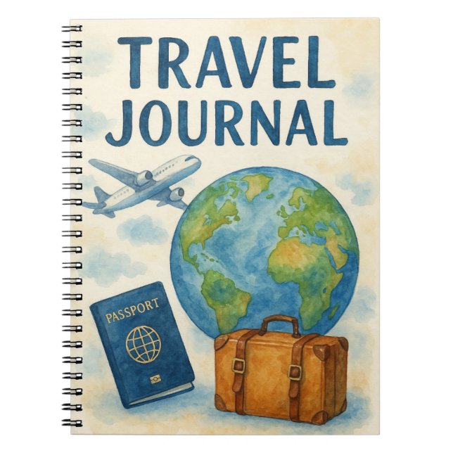Travel Journal Anteckningsbok (Framsidan)