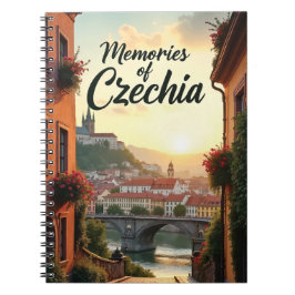 Travel Journal Czechia Anteckningsbok
