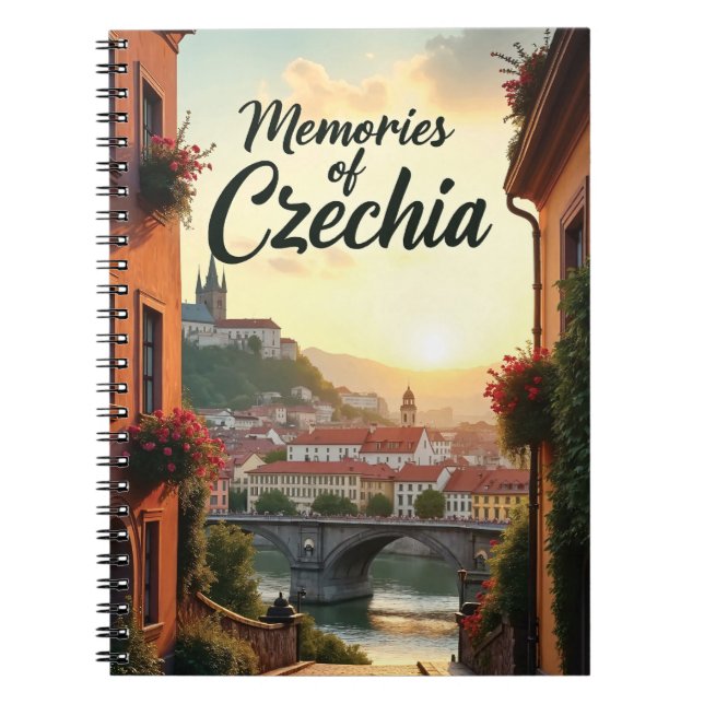 Travel Journal Czechia Anteckningsbok (Framsidan)