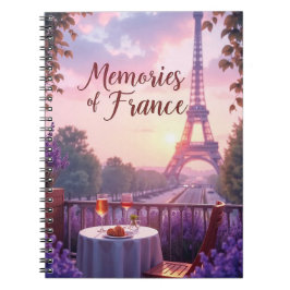 Travel Journal France Anteckningsbok