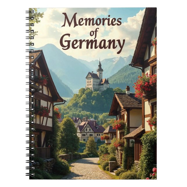 Travel Journal Germany Anteckningsbok (Framsidan)
