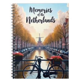 Travel Journal Netherlands Anteckningsbok