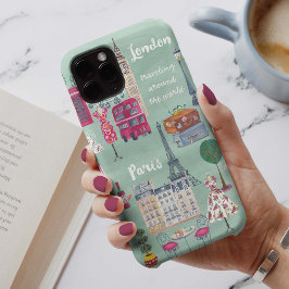 Travel karta London Paris | Telefon 6 plus Fodral