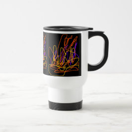 Travel/ Kommute mugg modern nydesign, färgstark