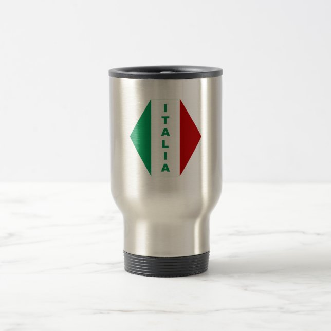 Travel kopp 444 ml rostfritt stål från ITALIA (Center)