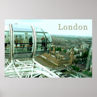 Travel London Poster