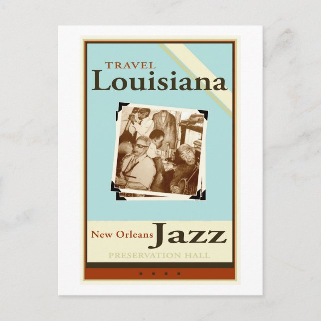 Travel Louisiana Vykort (Framsida)