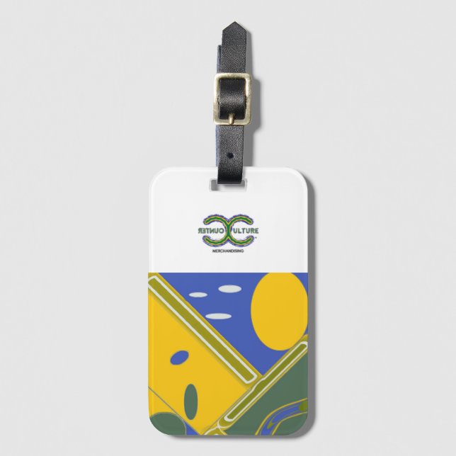 Travel Luggage Tag Bagagebricka (Framsida vertikal)