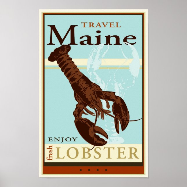 Travel Maine Poster (Framsidan)