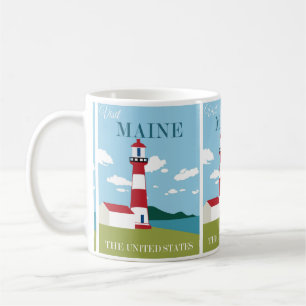 Travel Maine, USA: Destination Helgdag Kaffemugg