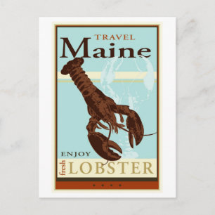 Travel Maine Vykort