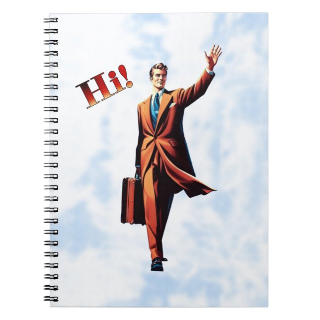 Travel Man Anteckningsbok (Framsidan)