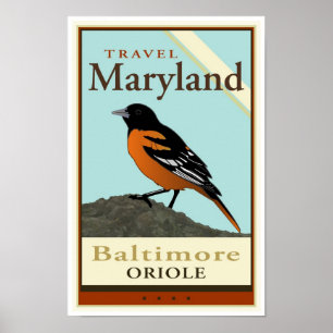 Travel Maryland Poster