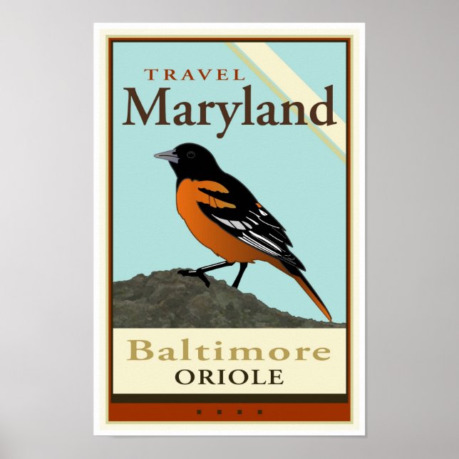 Travel Maryland Poster (Framsidan)