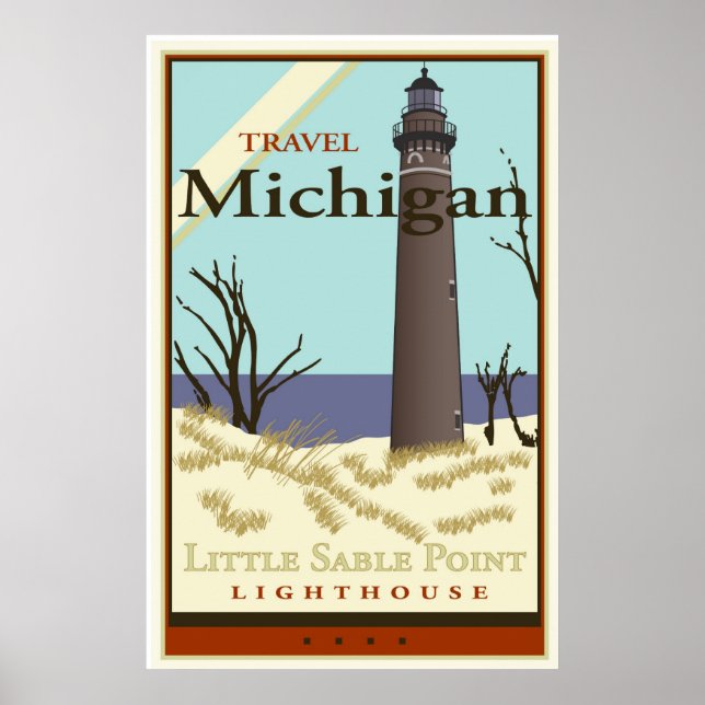 Travel Michigan Poster (Framsidan)