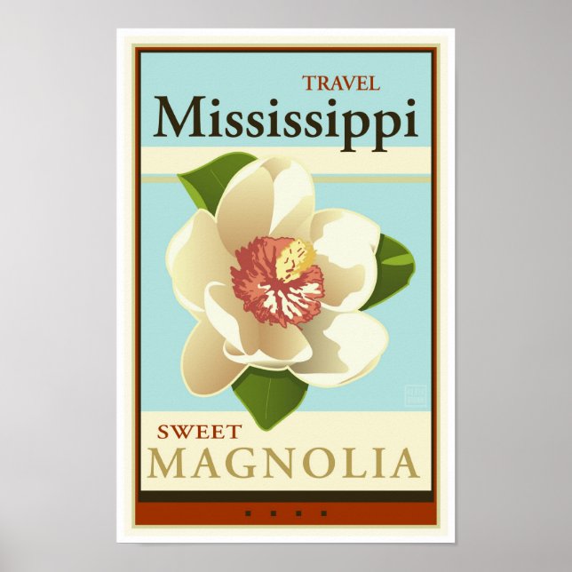 Travel Mississippi Poster (Framsidan)
