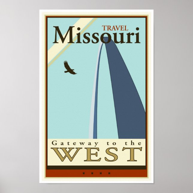 Travel Missouri Poster (Framsidan)