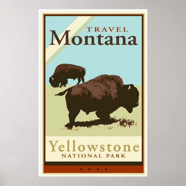 Travel Montana Poster (Framsidan)