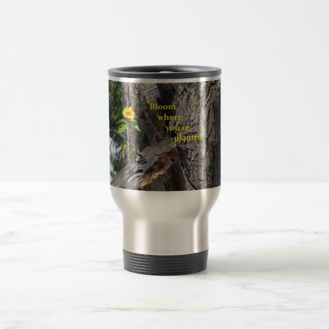 Travel mug… blom var du planted.s resemugg (Center)