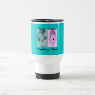 Travel mug "bröllop daterar ", resemugg