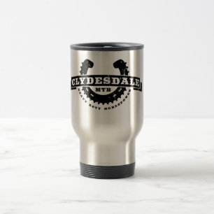 Travel mug Clydesdale MTB "för tunga hästkrafter Resemugg