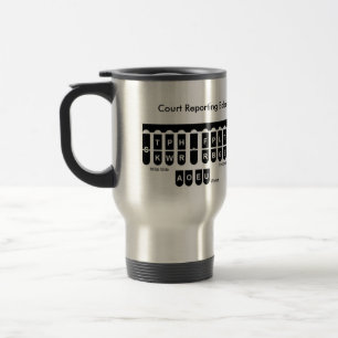 Travel mug - domstol som anmäler baben resemugg