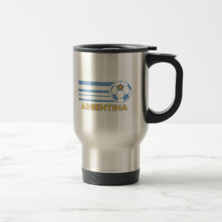 Travel mug för Argentina fotbollrostfritt stål Resemugg