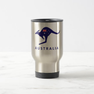 TRAVEL MUG FÖR AUSTRALIEN KÄNGURUFLAGGA RESEMUGG