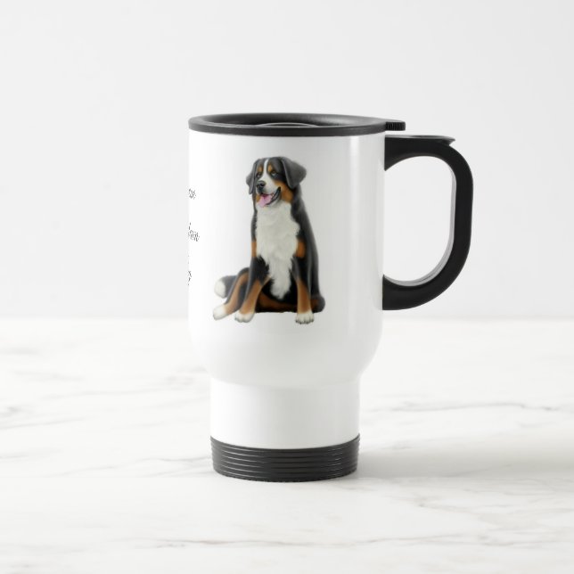 Travel mug för Bernese berghund Resemugg (Höger)