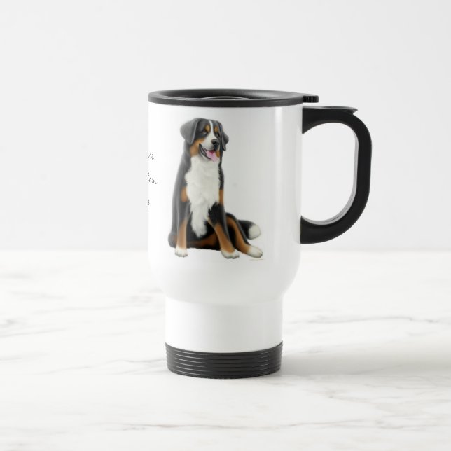 Travel mug för Bernese berghund Resemugg (Höger)