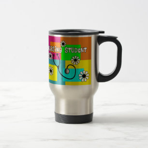 Travel mug för blommor för sjukvårdstudent Retr Resemugg